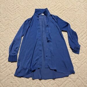 Chico's Vibrant Blue Shirt